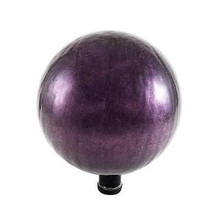 Minuteman-Achla Minuteman-Achla G12-PL-C 12 in. Gazing Globe - Plum Crackle G12-PL-C
